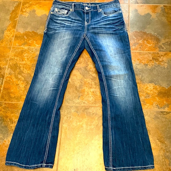 Rhythm In Blues Pants & Jumpsuits Rhythm In Blues Boot Cut Jeans